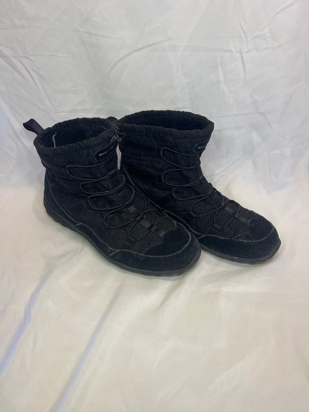 Skechers Women's Boulder Snow Boot black-size 9